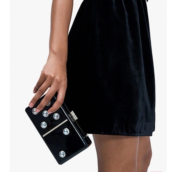 Kate Spade ♠️ Roll Domino Clutch - Picture 6 of 13